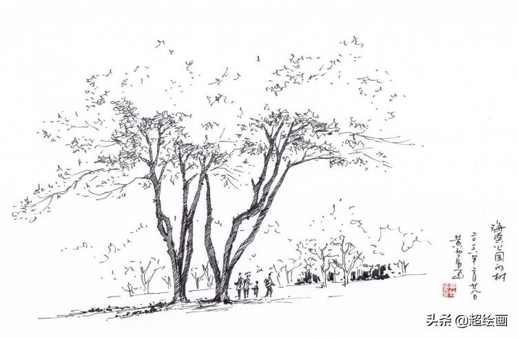 十大顶级钢笔画速写,钢笔速写100幅图片