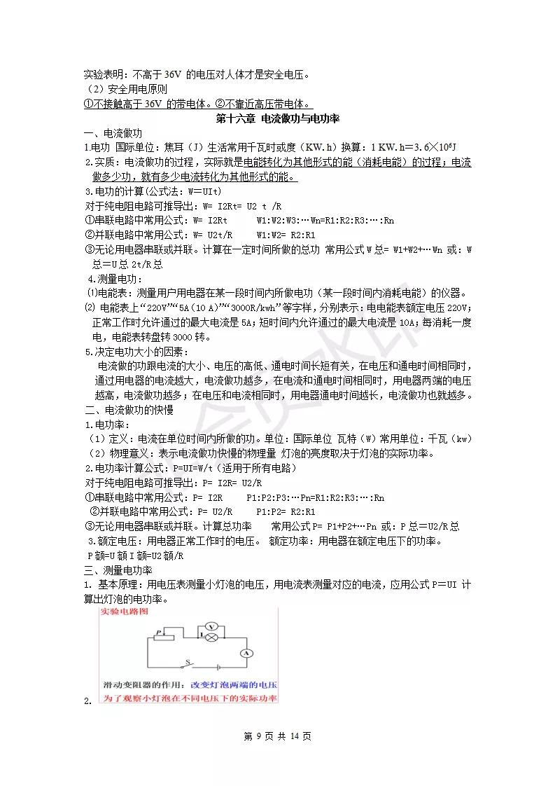 沪教版物理初二下知识点新版,沪粤版九年级物理知识点
