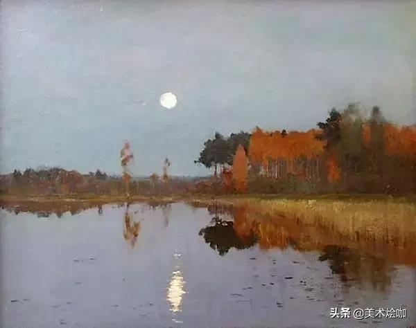 俄国画家列维坦的风景画,俄国画家伊萨克列维坦