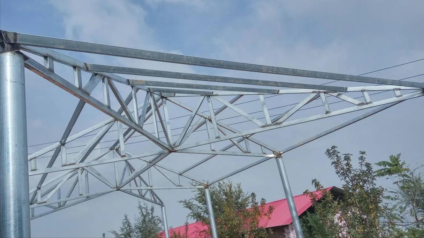 五脊四坡带翘角正确计算方法,五角凉亭制作全过程