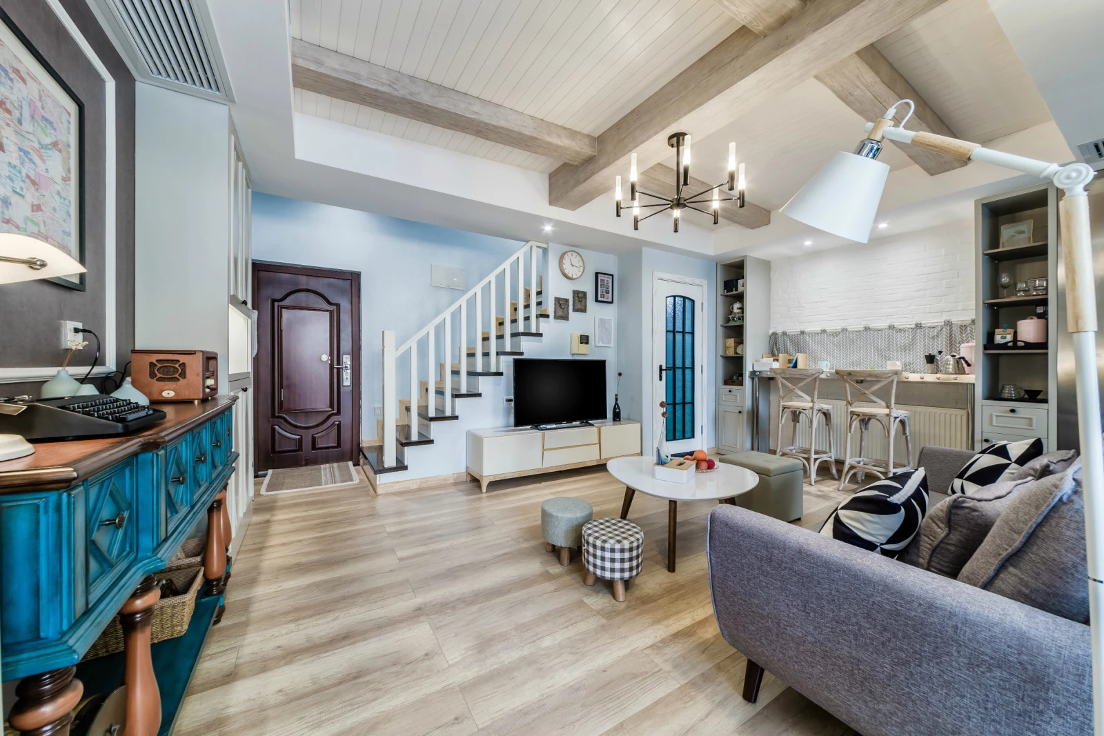 loft复式空中别墅,清新小户型loft