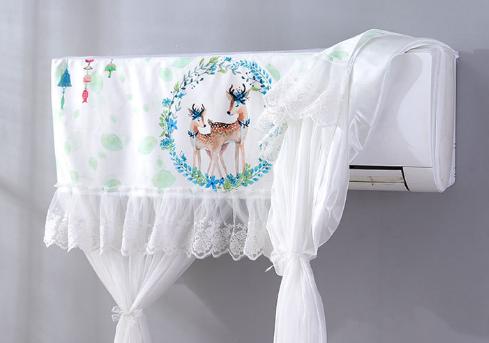 房间空调有安装在床头背景墙的么,家里空调用套防尘罩吗