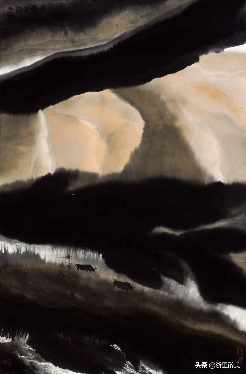 他师从李可染，一生专注画太行山：用一滴墨画出中国极致山水之美