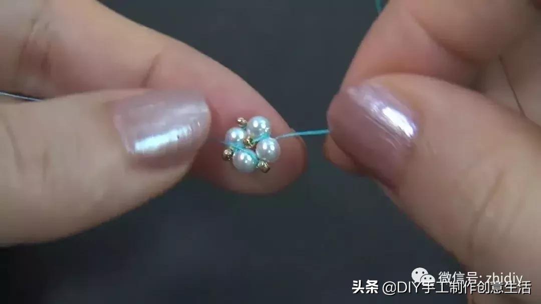 简单手工串珠戒指和发箍,戒指手工diy串珠慢视频