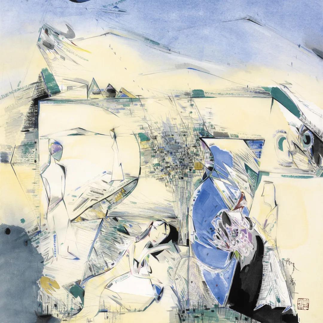 赵怡文中国画作品展,江苏书画院名家