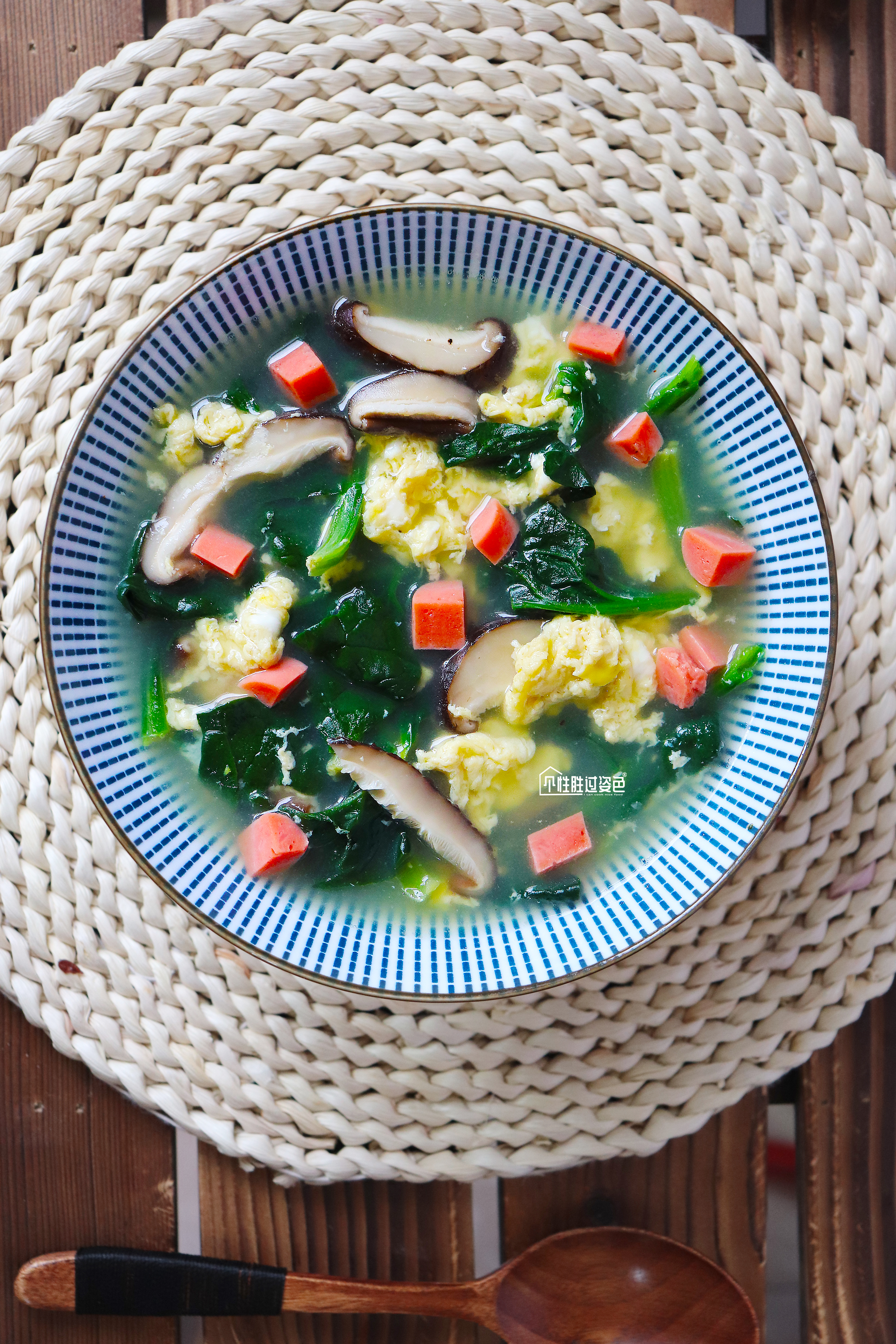 无油鲜蔬芙蓉汤,刮油鲜蔬汤