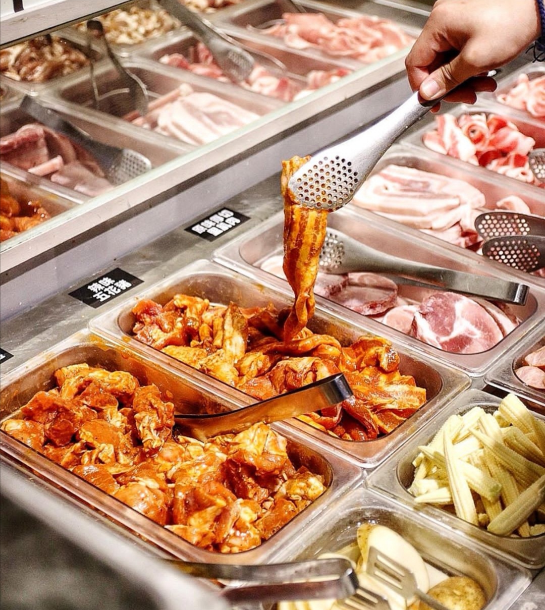 60元一位的烧烤自助餐,73元的烤肉自助餐