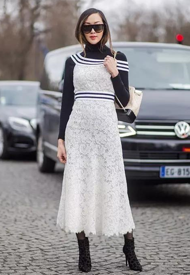 宁静穿露背装,宁静穿碎花外套