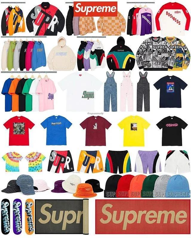 supreme2018单品一览表,supreme第二周单品详情