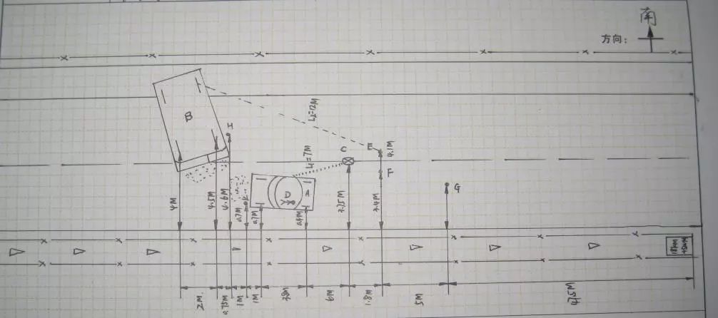 交通事故路线图怎么画,交通事故现场图摩托车怎么画