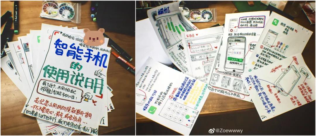 微信使用说明书手绘,姑娘手绘图