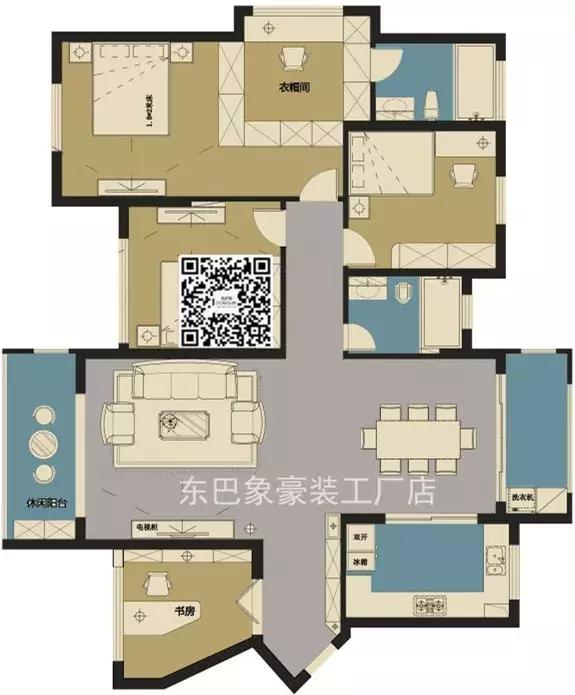 100㎡以上基础户型需要怎样的设计能达到完美呢？我们来看一下~