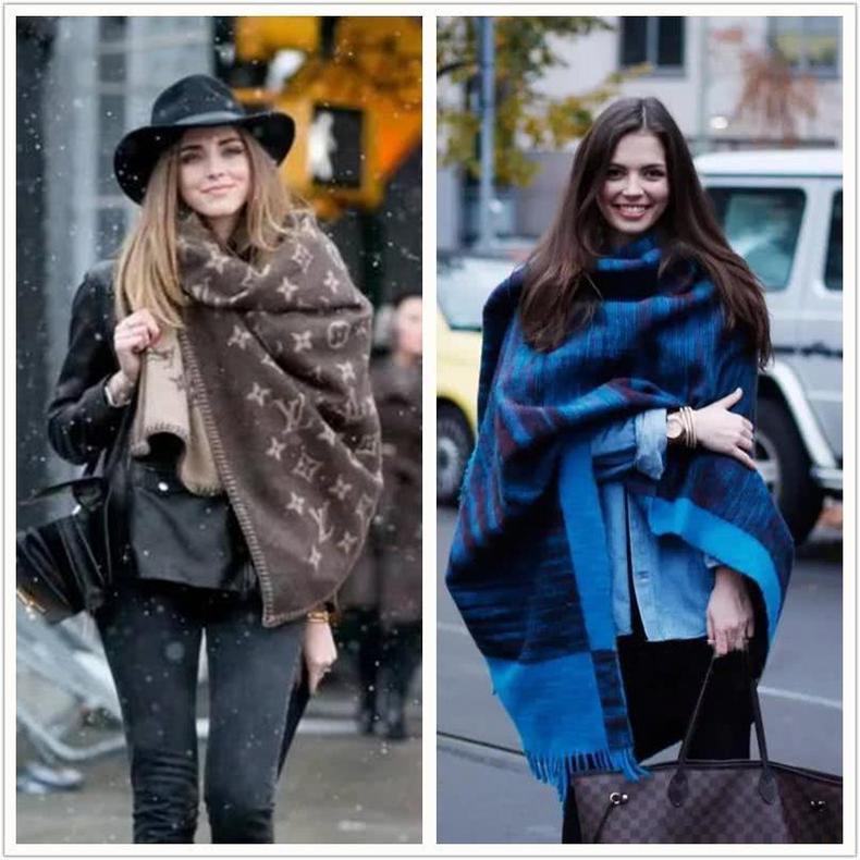 戴围巾最好看的方法学生党,戴围巾最好看的方法