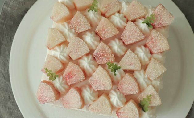 高颜值生日奶油蛋糕做法全过程,奶油生日蛋糕水果造型