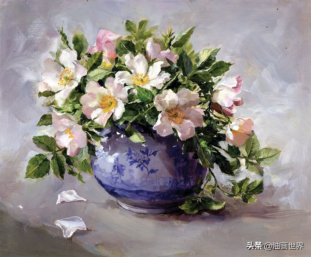 花开了,我便画花!花谢了,我便画自己!