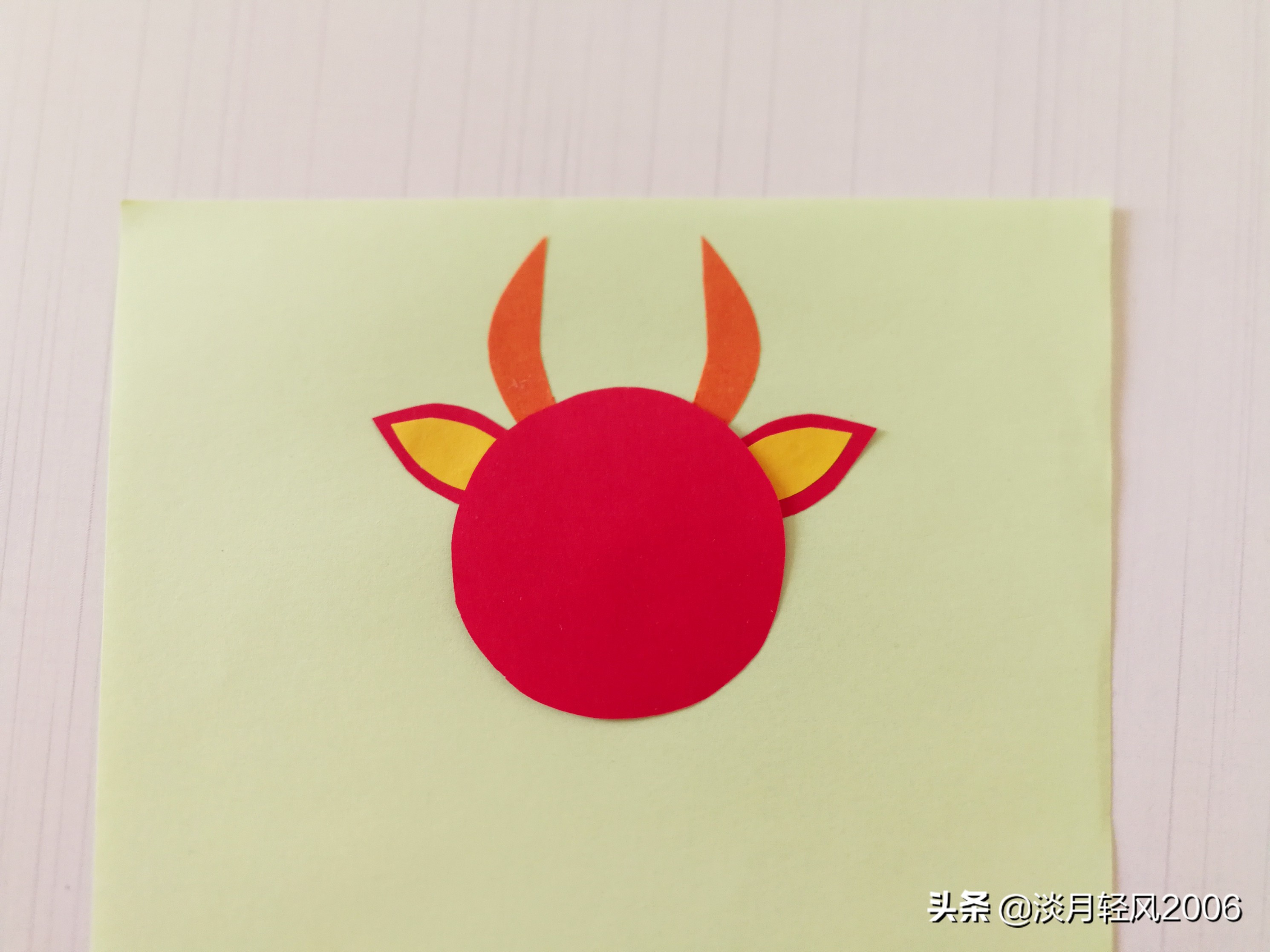 新年贺卡手工2021牛年,2021年牛年贺卡