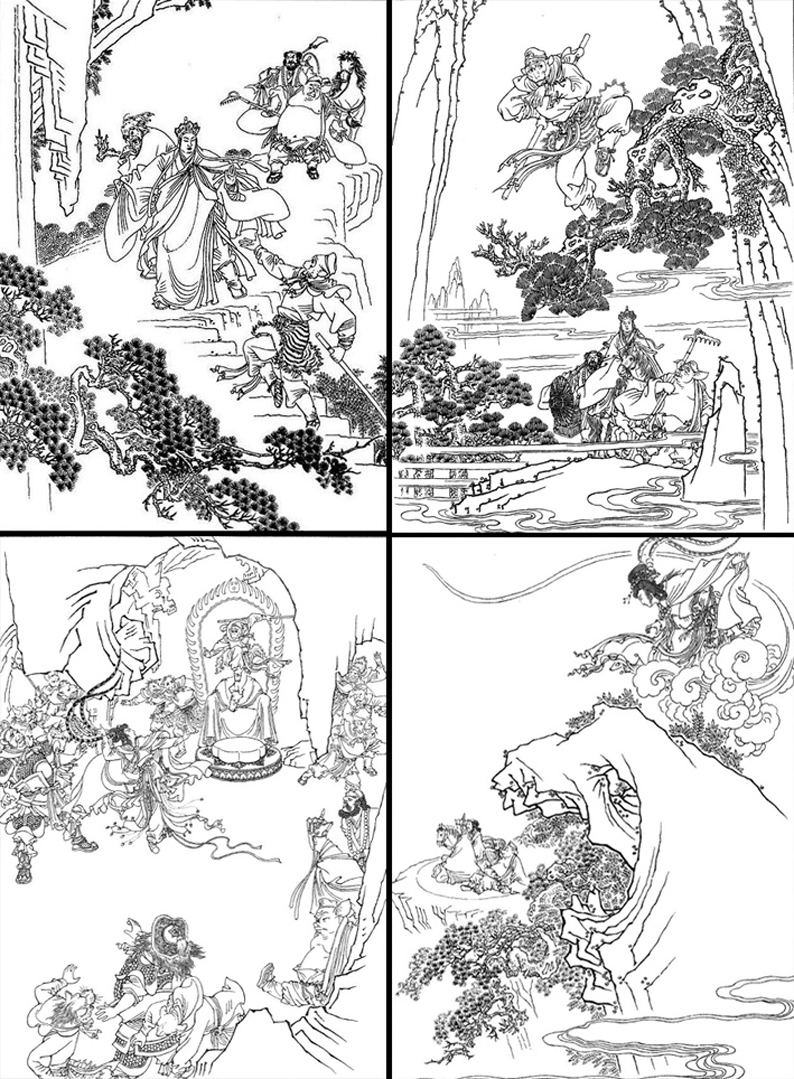 经典连环画十八罗汉,十大经典连环画名家