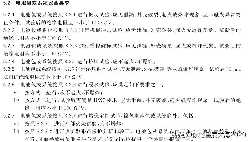 新能源汽车电池国标新标准,汽车动力电池最新国标修改稿