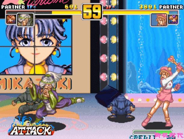 豪血寺一族2阿拉丁神灯通关视频,街机游戏豪血寺一族二通关视频