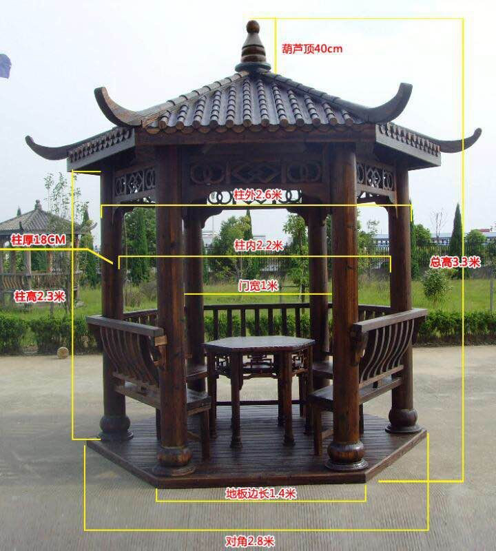 庭院凉亭设计,庭院景观凉亭制作过程