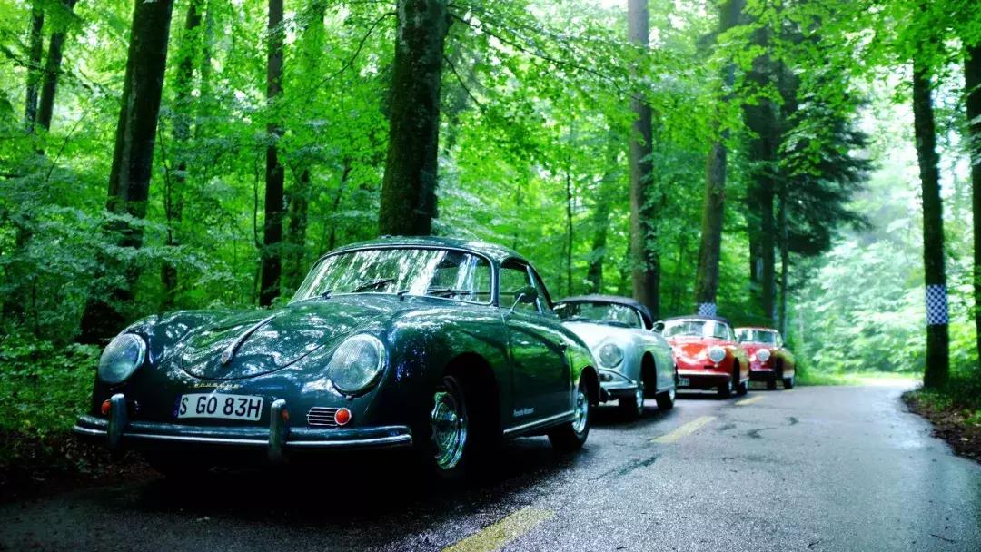 保时捷早期356跑车,保时捷356光影体验