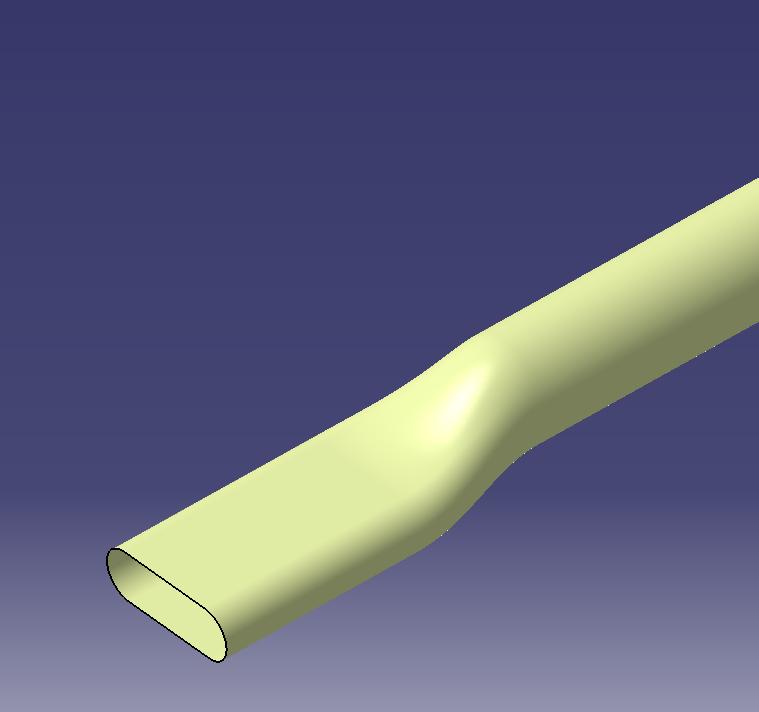 圆管打扁画法图解,圆管打扁技巧