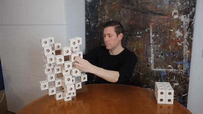 用折纸做多变魔方,用折纸叠的变形魔方