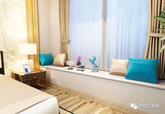 大理石飘窗质感,极简轻奢飘窗大理石