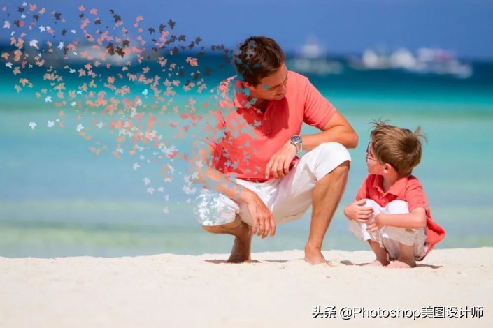 ps怎么打散人物,ps打散颗粒效果