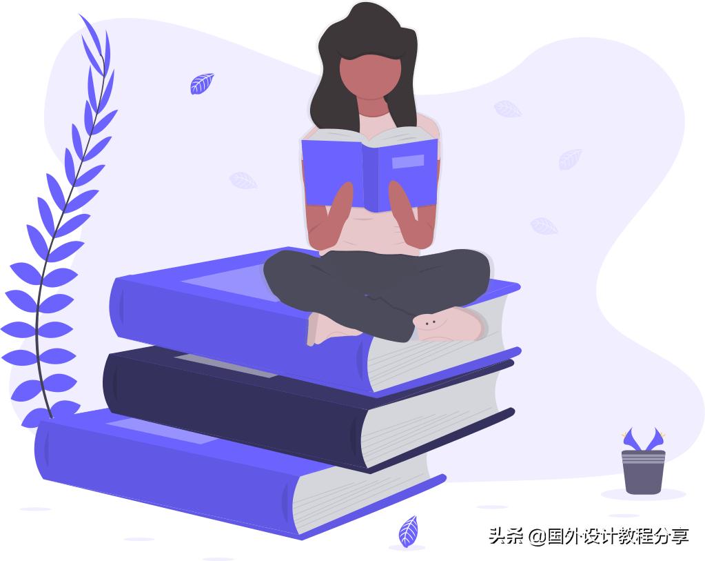 扁平矢量插画色彩教程,扁平矢量家具插画