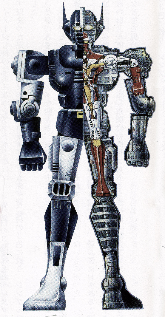 男人的浪漫！日系超级机器人内部图解。彩色篇