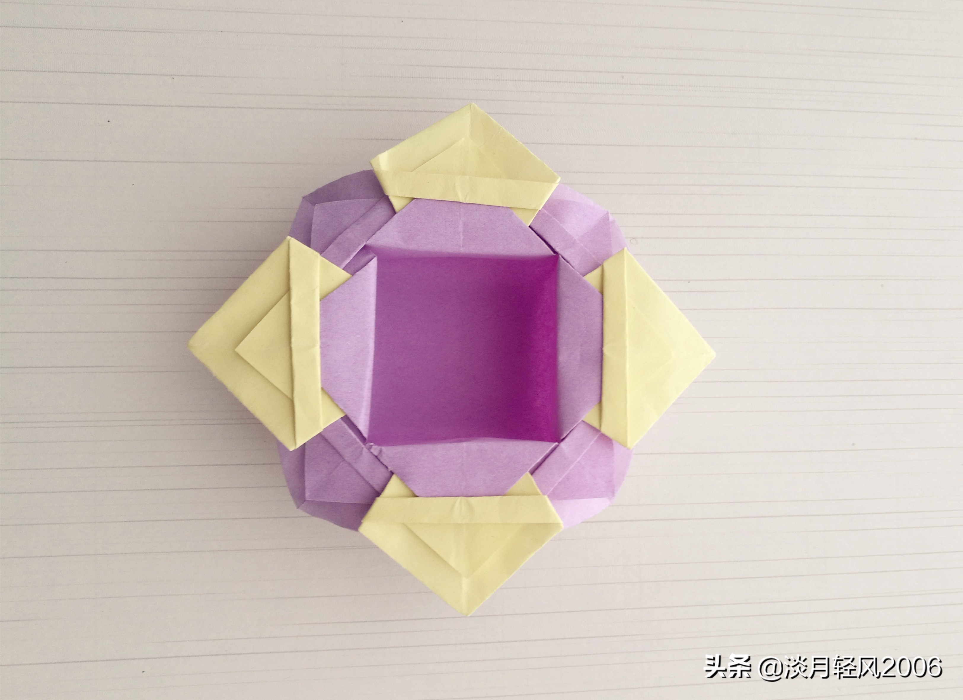 小花篮的折法手工,自制可爱的小花篮折纸