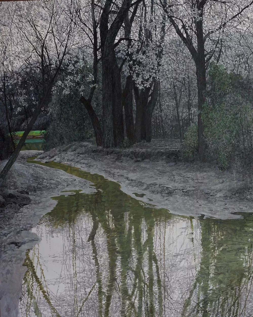 中国写意油画双年展高清作品集,国韵经典油画第五届