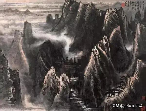 李可染大师解读山水画的技巧,山水画意境李可染讲解视频