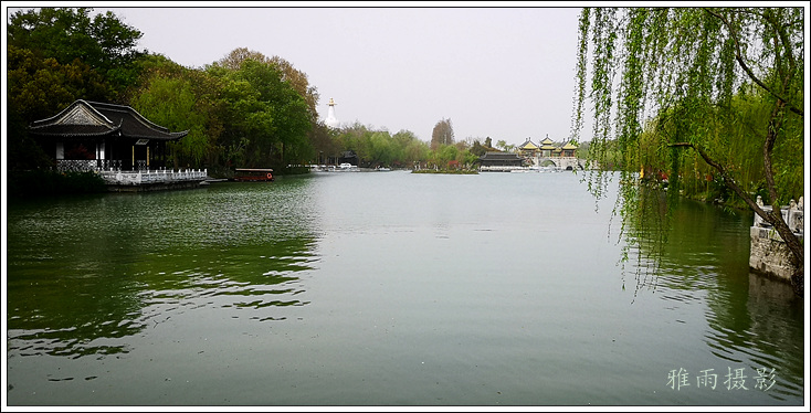 扬州夏日的瘦西湖风景,三月的扬州瘦西湖