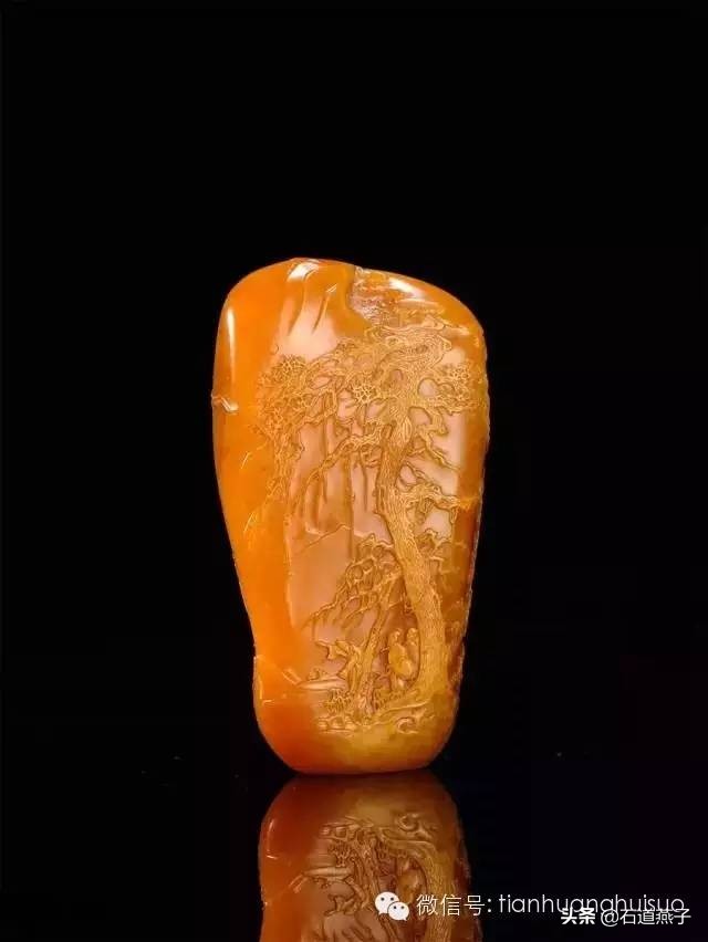 真品田黄及田黄冻石图片大全,天价田黄石及国宝田黄一览