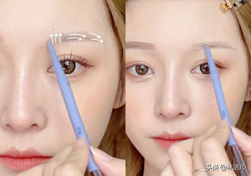 孙怡素颜眉毛,孙怡素颜