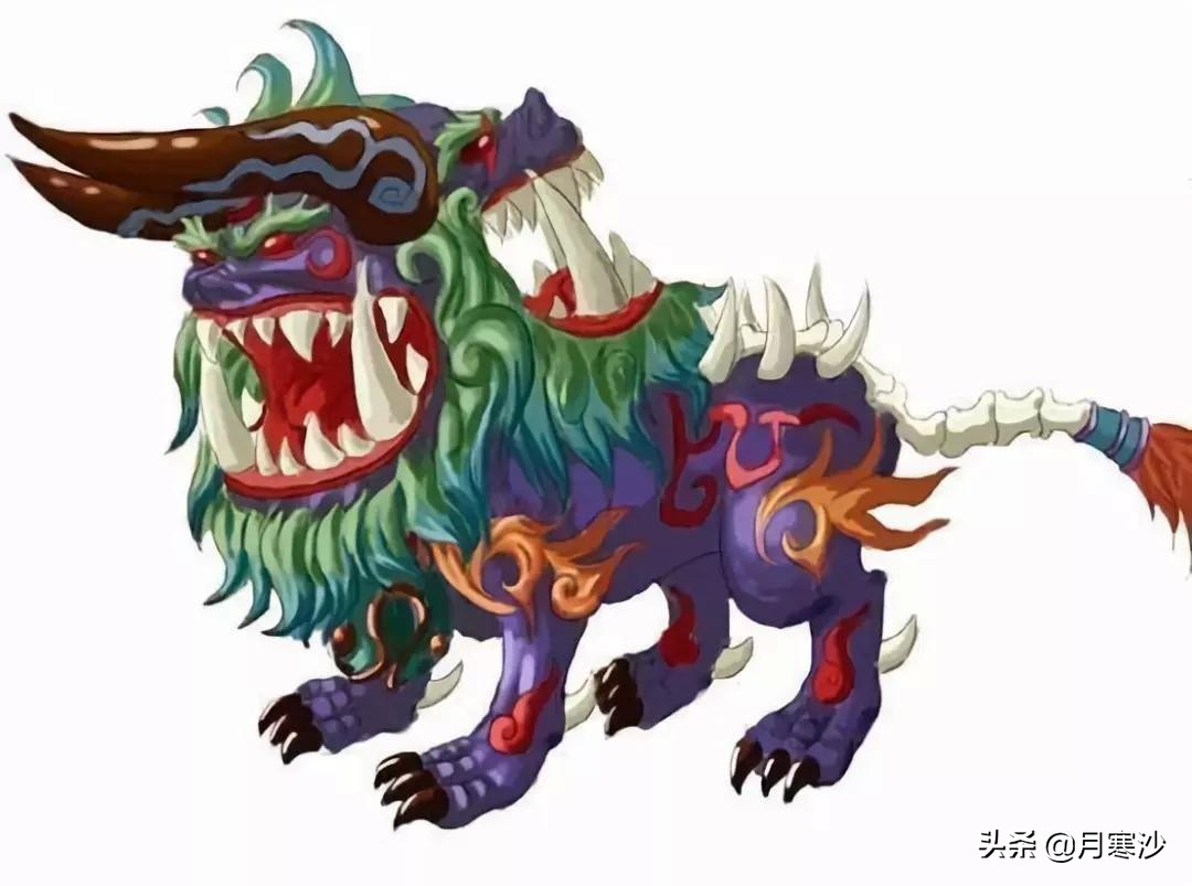 古代神话中的十二神兽,十二神兽和十二凶兽