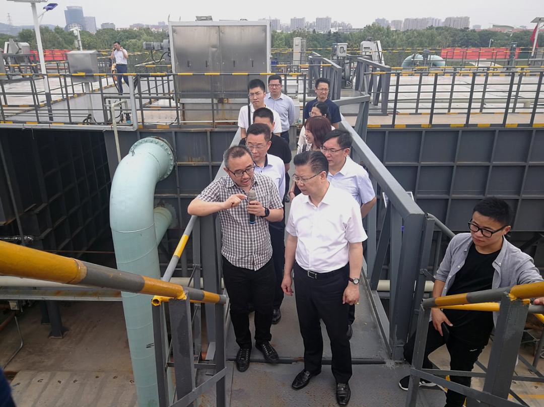 服务环保产业发展，钱锋局长调研中电环保股份有限公司