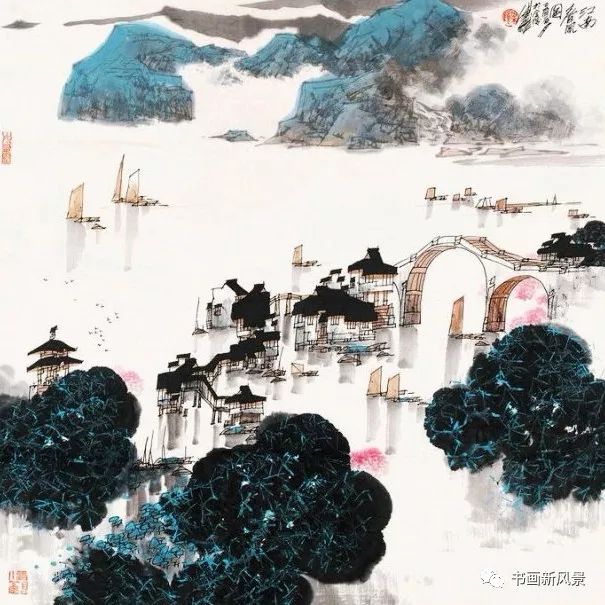 美到窒息的江南山水,中国风江南山水