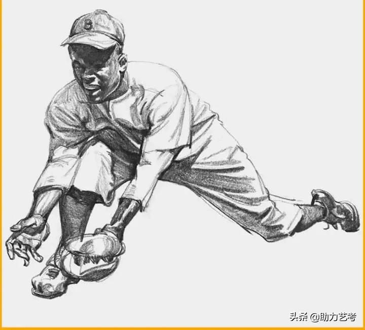 运动类速写场景校考,速写运动类画法