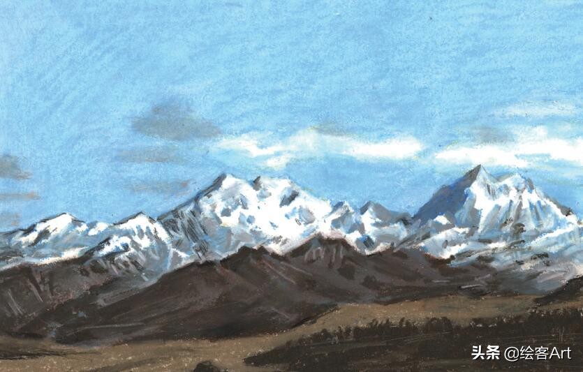 儿童油画棒初学者入门作品,儿童油画棒初学者入门简单出效果