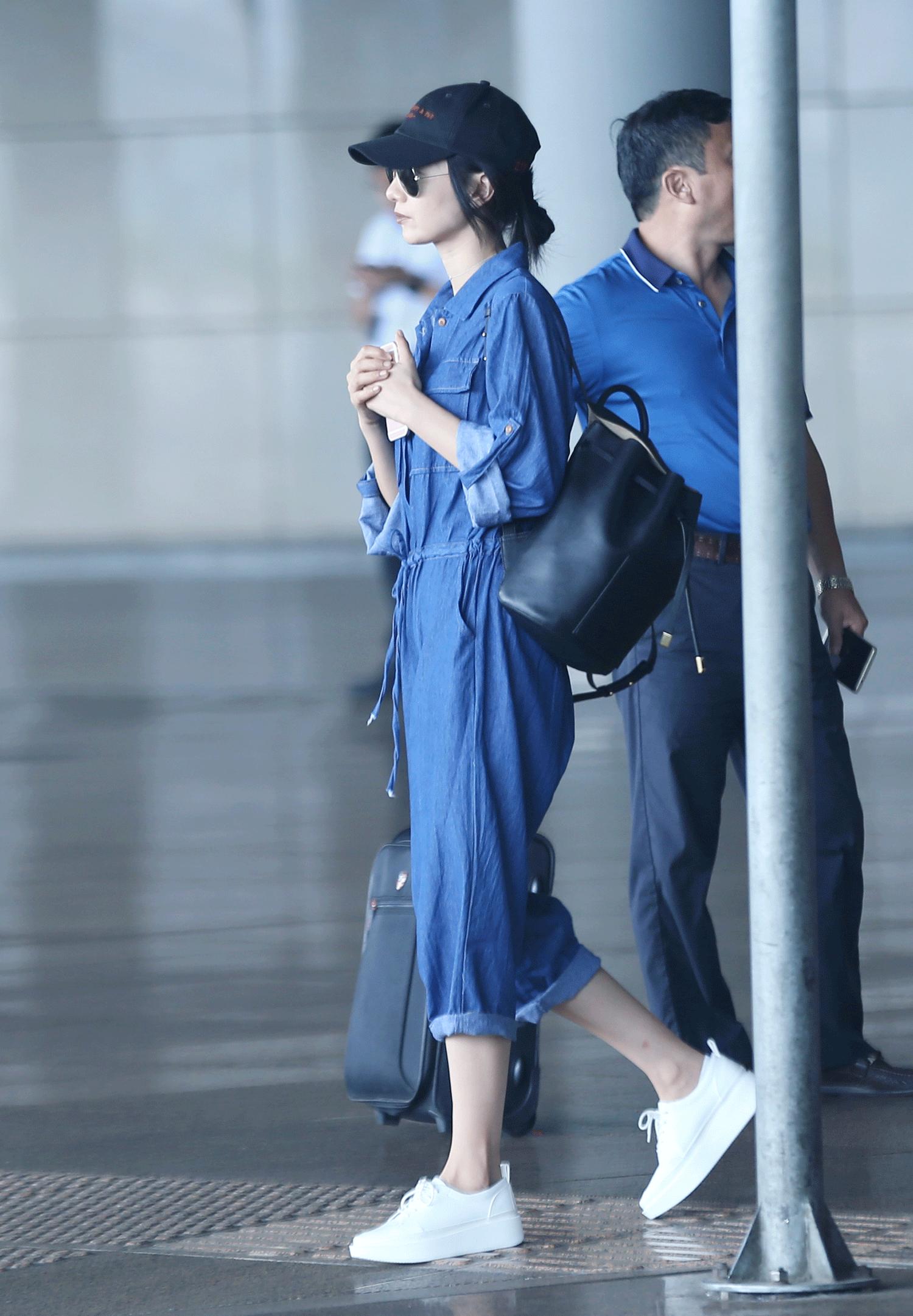 刘雯高圆圆必备私服,刘雯高圆圆女神都钟爱纯色连衣裙