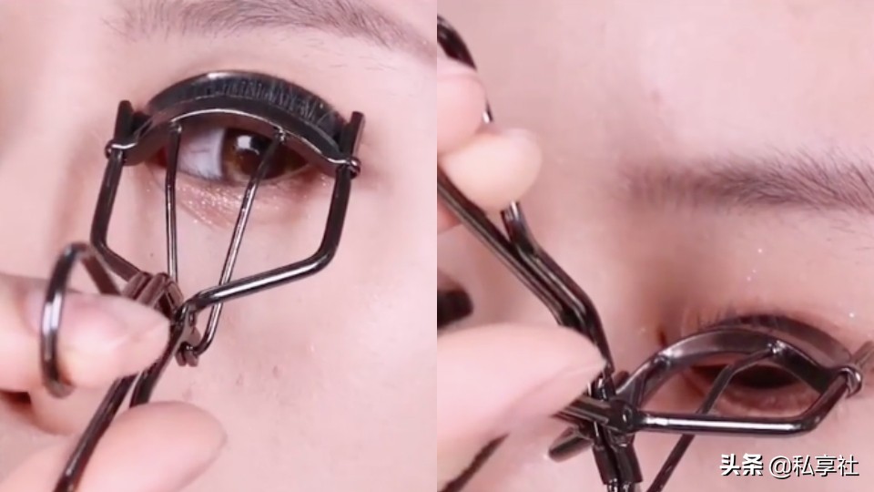 眼线眼影假睫毛双眼皮贴,单眼皮无辜大眼妆眼线画法