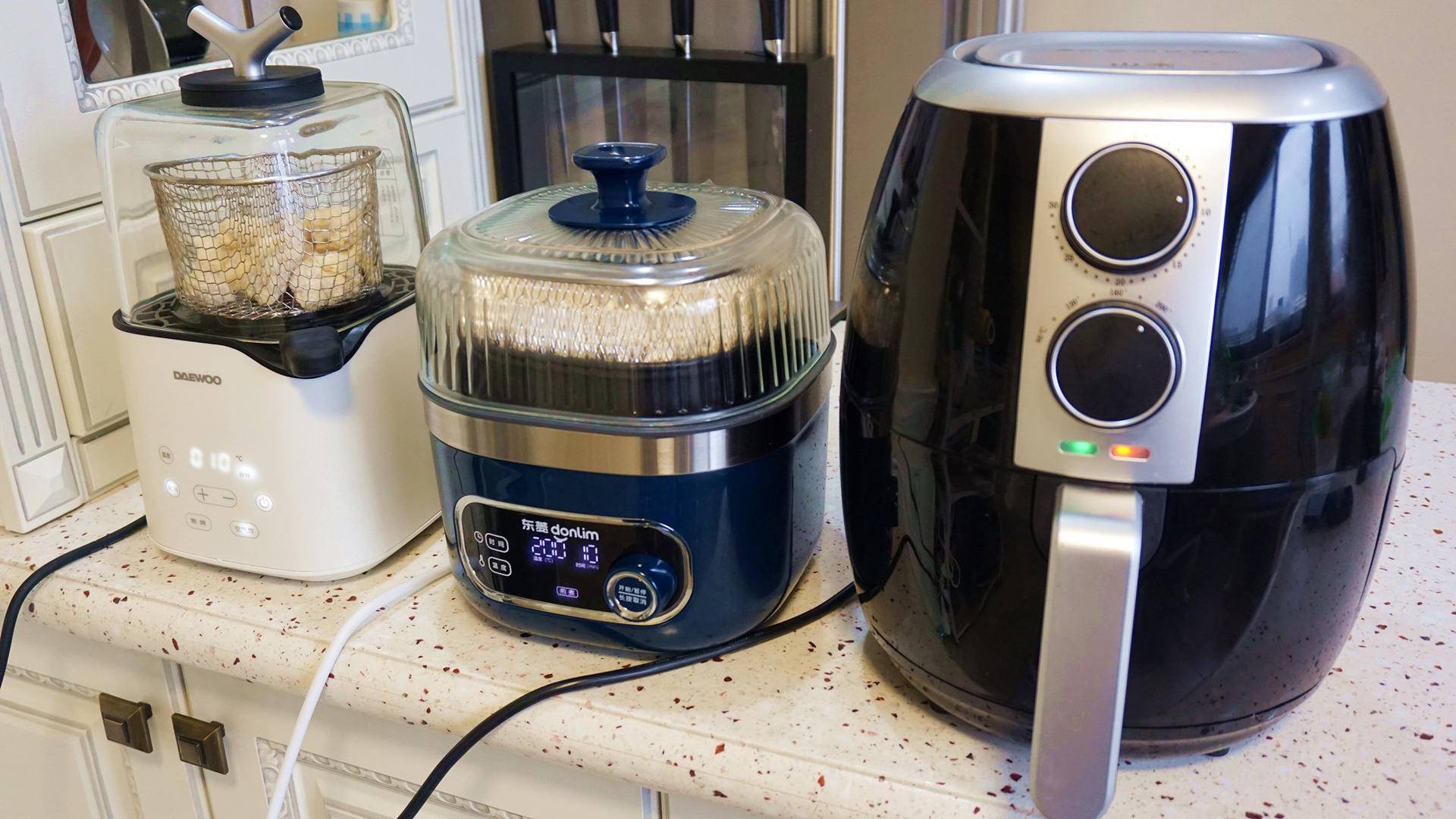 空气炸锅山本和奥克斯哪个好,大宇和东菱空气炸锅