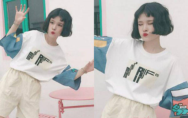 超短中分波波头短发图片背面,中分波波头短发怎么扎好看