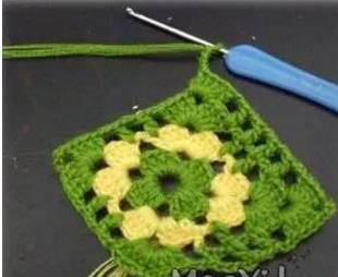 教你编织钩针坐垫手把手学会,钩针编织莲花坐垫教程简单