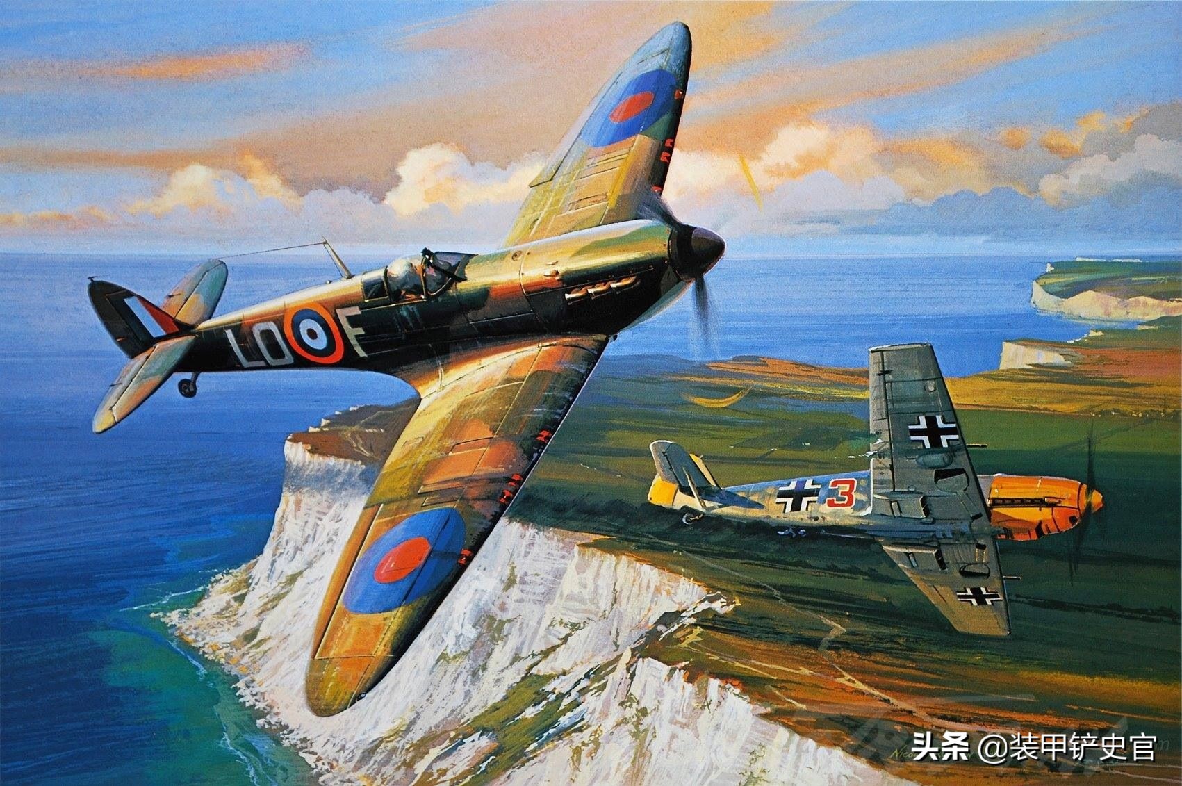 法国飞行员迷航迫降泽西岛，座机被德国人魔改成混血儿