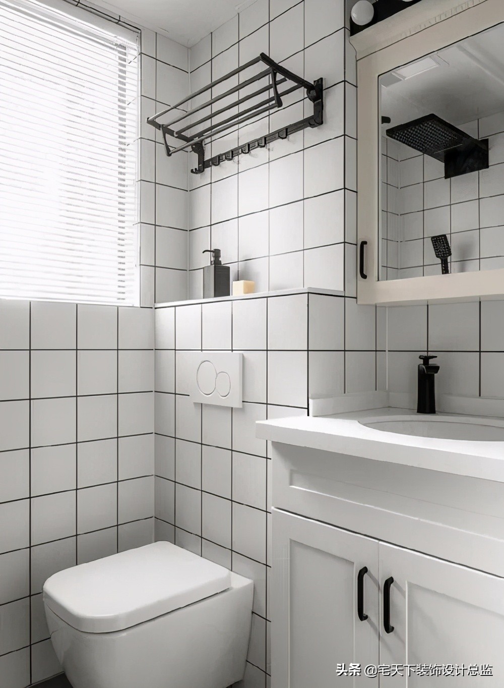 卫生间装修的黄金尺寸,长方形酒店卫生间最佳布局图