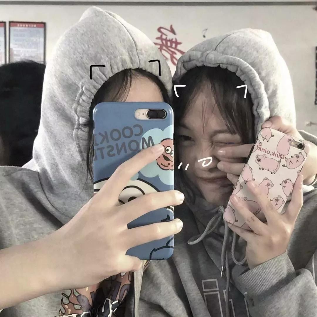 二人闺蜜头像沙雕智障动漫,闺蜜头像一个拽一个甜